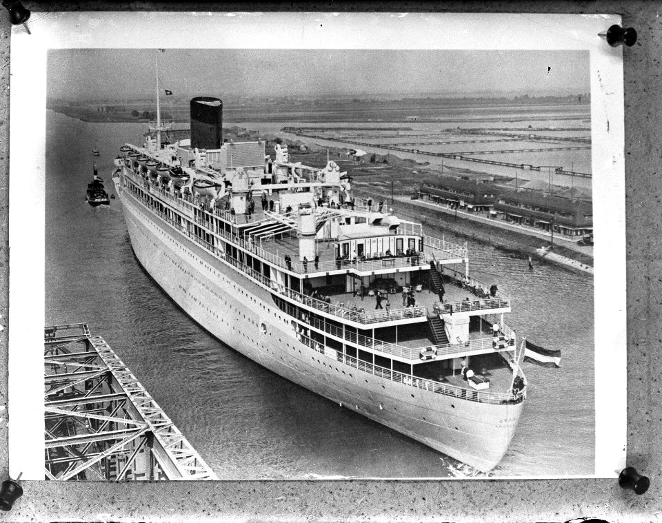 M.S. Oranje van Stoomvaart Maatschappij Nederland in dienst als hospitaalschip, Bestanddeelnr 934-9850