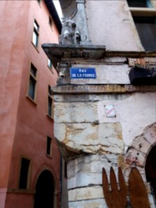 Lyon 5e - Rue de la Fronde, plaque