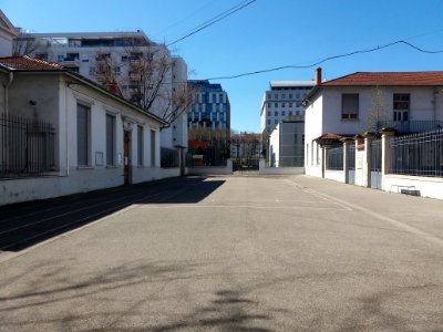 Lyon 6e - Ancienne rue Antoine Rémond, vue d'ensemble depuis la rue Bellecombe