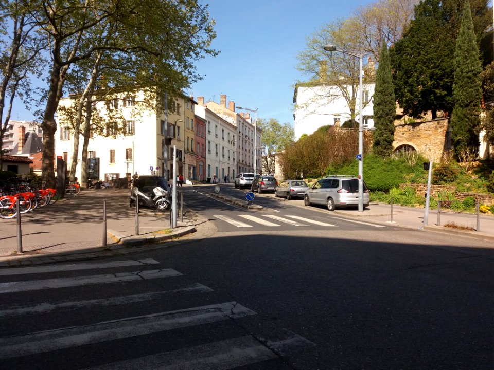Lyon 5e - Rue de Trion - Depuis la rue des Farges