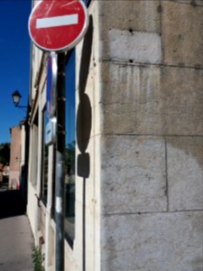 Lyon 5e - Rue de Trion, plaque manquante à l'angle de la rue des Anges