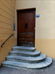 Lyon 5e - Rue des Farges - Porte au numéro 39