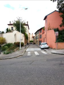 Lyon 5e - Rue Trouvée, depuis la rue des Fossés de Trion