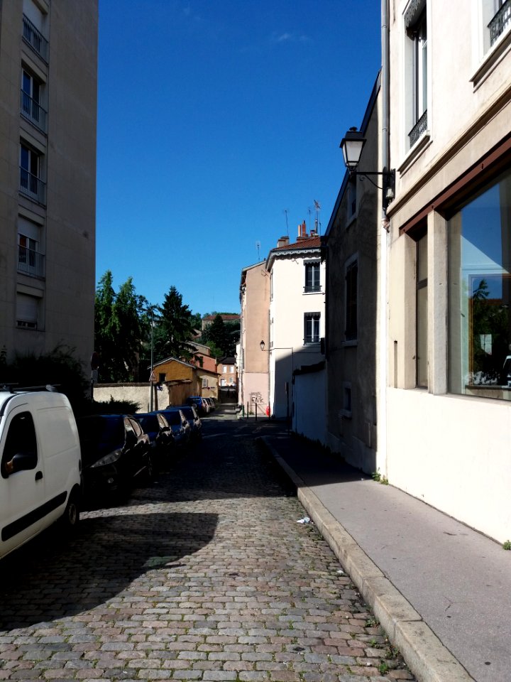 Lyon 5e - Rue des Anges, depuis la rue de Trion
