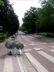Lyon 5e - Rue de Champvert - Vers le sud, depuis le chemin de la Demi-Lune