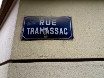 Lyon 5e - Rue Tramassac, plaque
