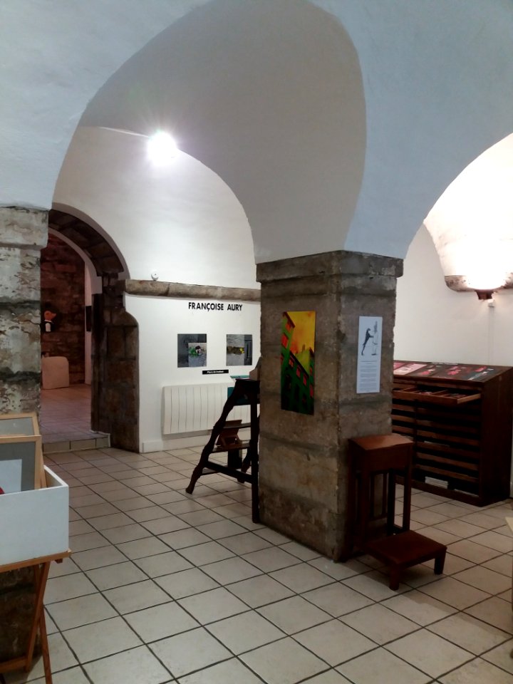Lyon 5e - Quai Romain Rolland - Galerie L'Œil écoute, arrière salle