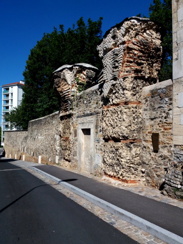 Lyon 5e - Rue Roger Radisson, piles de l'aqueduc du Gier