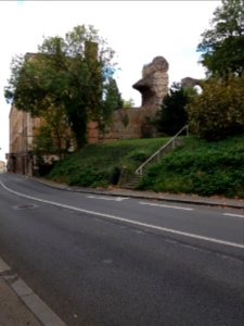 Lyon 5e - Rue Commandant Charcot, vers l'est, depuis la rue des Pommières