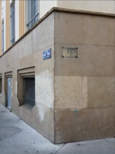 Lyon 6e - Boulevard Jules Favre, plaque manquante