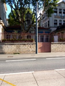 Lyon 6e - Cours Lafayette, école Jean Jaurès, avec son horloge