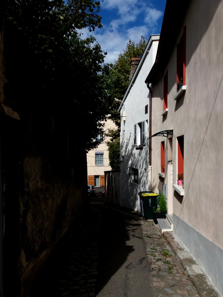 Lyon 5e - Rue Saint Irénée, vers le nord, depuis la rue Vide Bourse