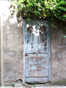 Lyon 5e - Rue Vide Bourse, porte ancienne en bois