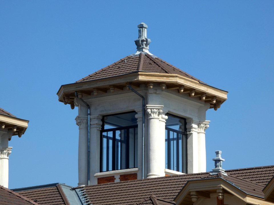 Lyon 5e - Rue Sœur Bouvier - Ancien hôpital Debrousse - Lanterne