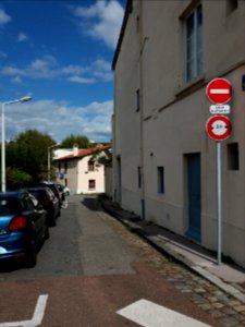 Lyon 5e - Rue Saint Irénée, depuis la rue des Macchabées