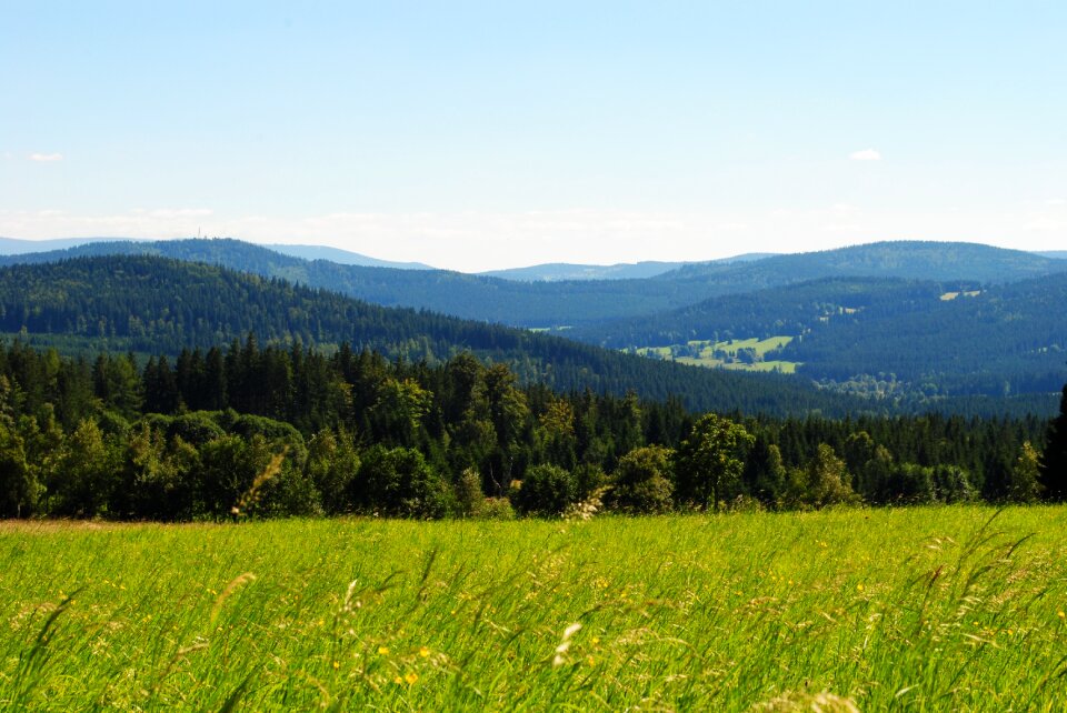 šumava summer mountains photo