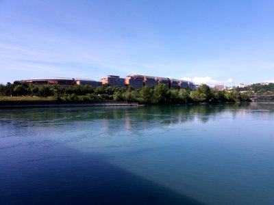 Lyon 6e - Cité internationale, vue depuis Caluire-et-Cuire