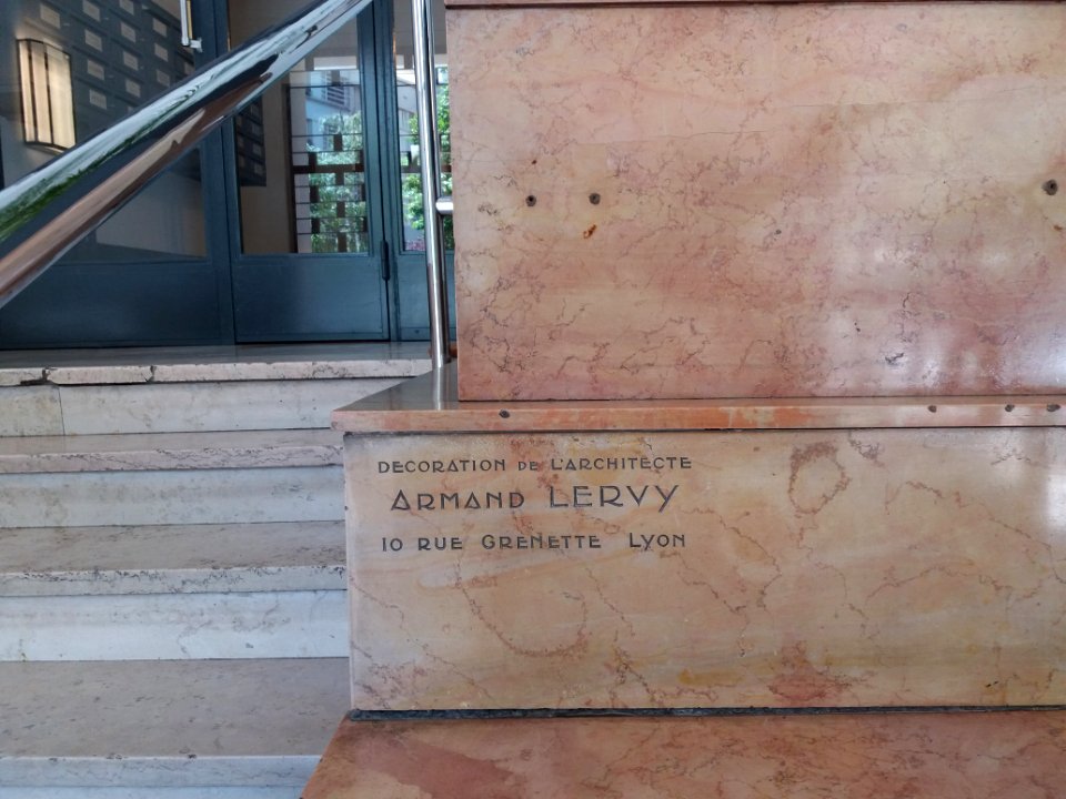 Lyon 6e - Boulevard Jules Favre - Palais de Flore, décoration Armand Lervy