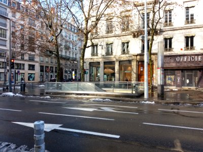 Lyon 6e - Cours Franklin Roosevelt - Angle de l'avenue Maréchal Foch vers le nord