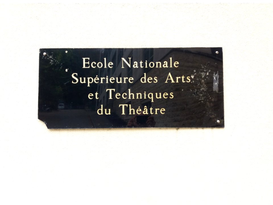 Lyon 5e - Rue Sœur Bouvier, plaque ENSATT (2)