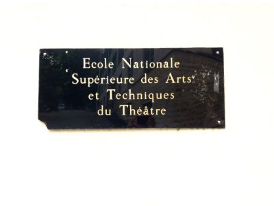 Lyon 5e - Rue Sœur Bouvier, plaque ENSATT (2)