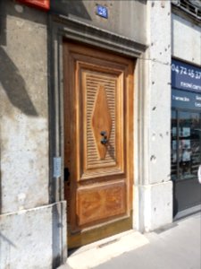 Lyon 5e - Quai Romain Rolland, porte au numéro 26