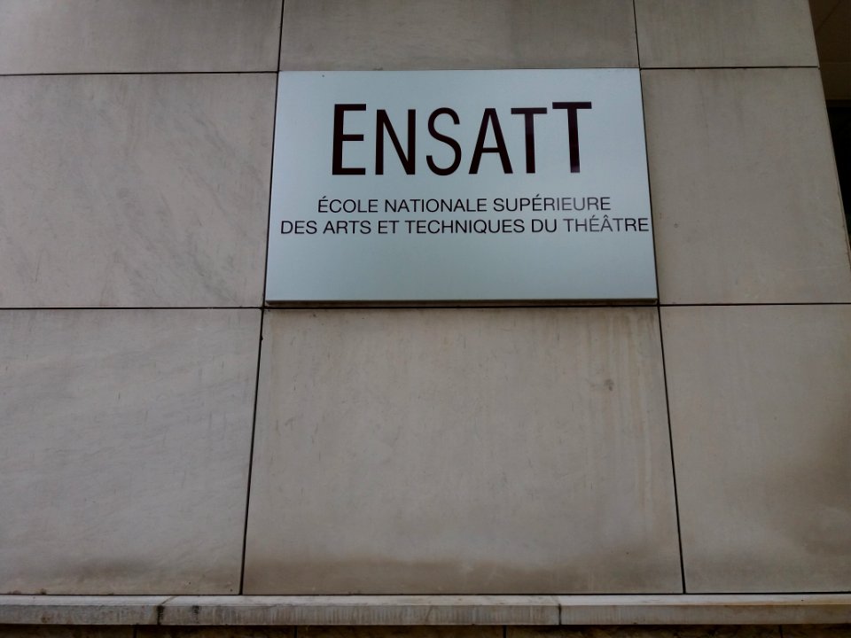 Lyon 5e - Rue Sœur Bouvier, plaque ENSATT (1)