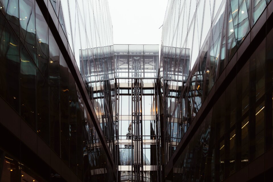 Contemporary glass light photo