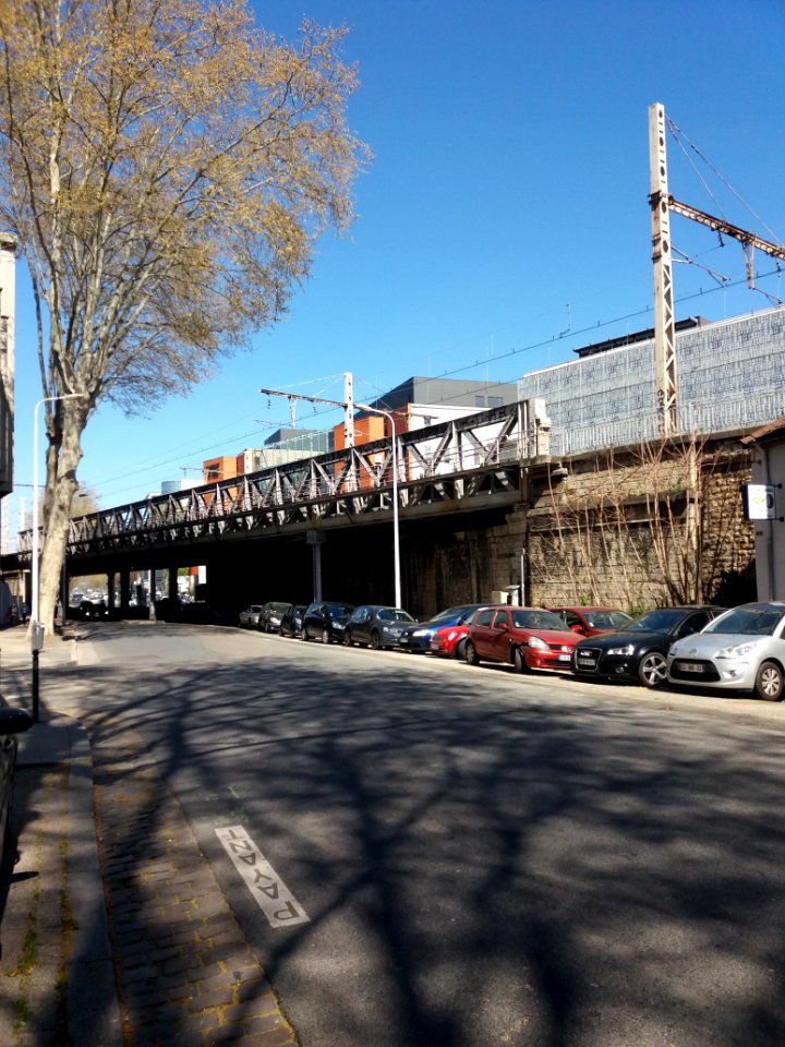 Lyon 6e - Boulevard Stalingrad, côté nord depuis la rue Tronchet