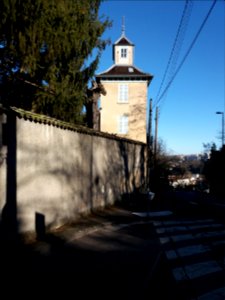 Lyon 9e - Rue des Docteurs Cordier, maison au numéro 34, vue depuis la rue Claude le Laboureur