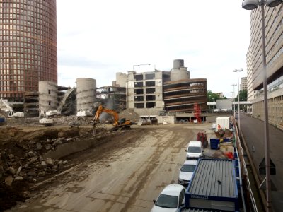 Lyon Part-Dieu - Destruction du parking du centre commercial