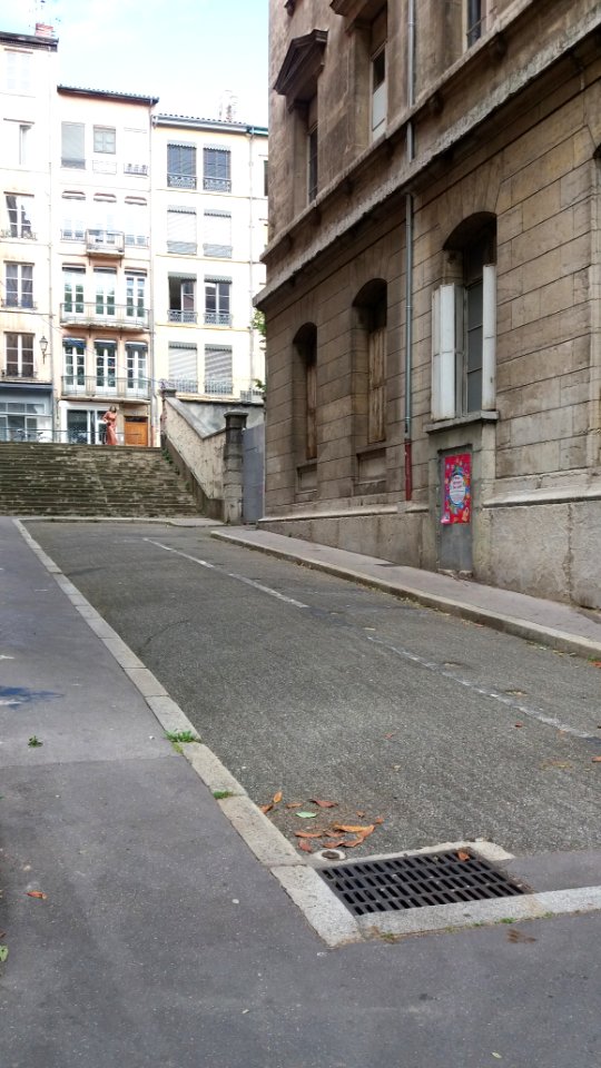 Lyon 5e - Rue Mouton - Depuis le quai Fulchiron