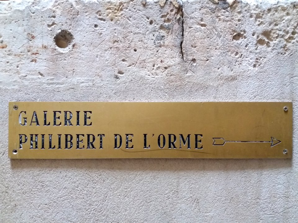 Lyon 5e - Rue Juiverie - Hôtel de Bullioud - Plaque Galerie Philibert de l'Orme