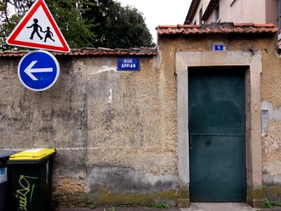 Lyon 5e - Rue Appian, porte au numéro 9