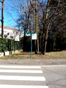 Lyon 9e - Rue Gabriel Chevallier, panneaux indicateurs