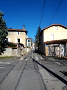 Lyon 9e - Rue Ernest Fabrègue, puis rue Marc Boegner, au croisement avec la rue Gabriel Chevallier
