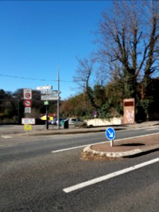Lyon 9e - Route de Lyon, à l'intersection de la route Saint-Fortunat