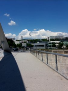 Lyon 9e - Pont Robert Schuman, vue sur Vaise