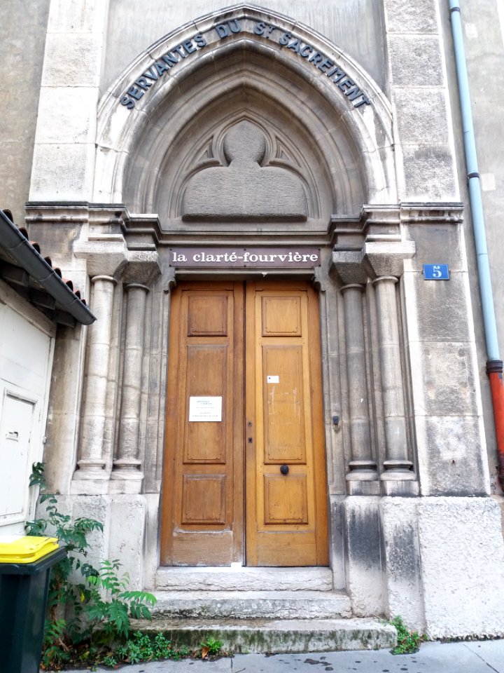 Lyon 5e - Rue Cléberg, porte au numéro 5