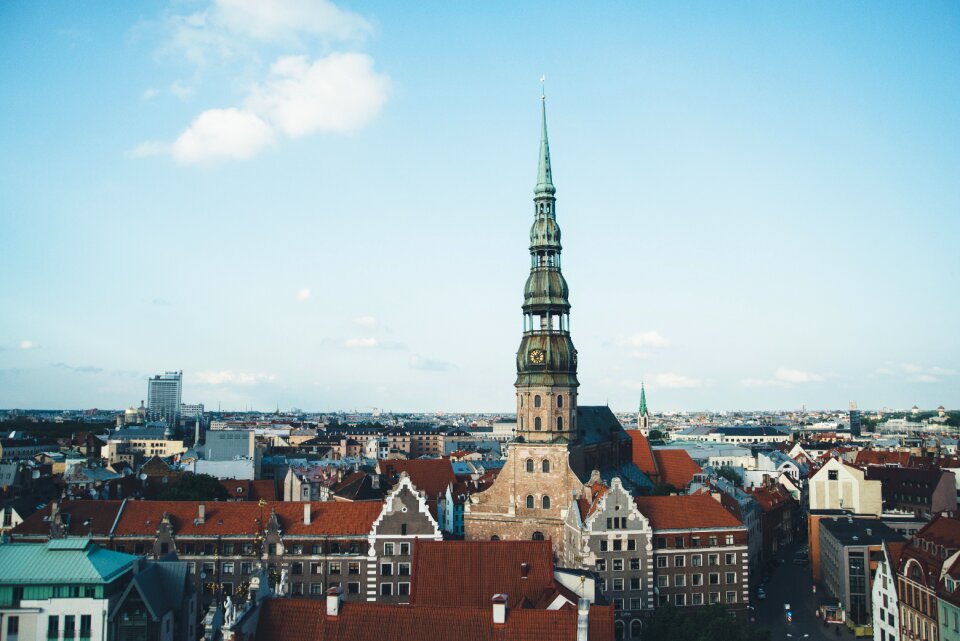 Church city cityscape