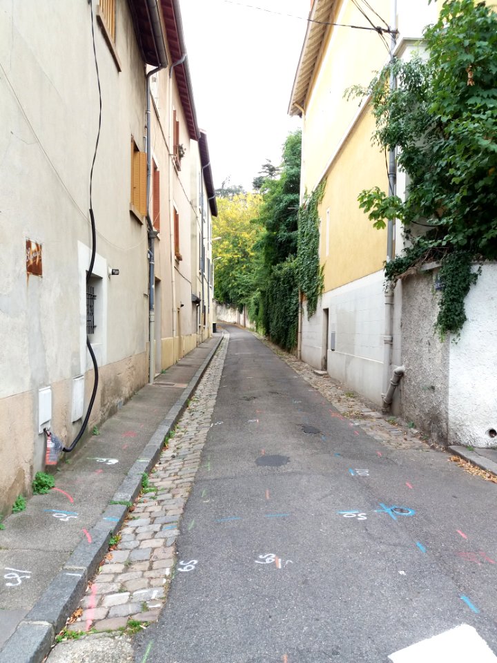 Lyon 5e - Rue des Pommières, depuis la rue Appia
