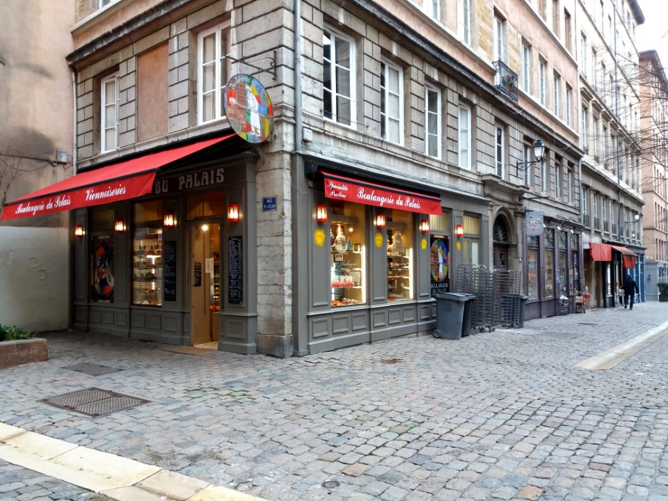Lyon 5e - Rue du Palais de justice - Boulangerie du Palais, à l'angle de la rue Saint Jean