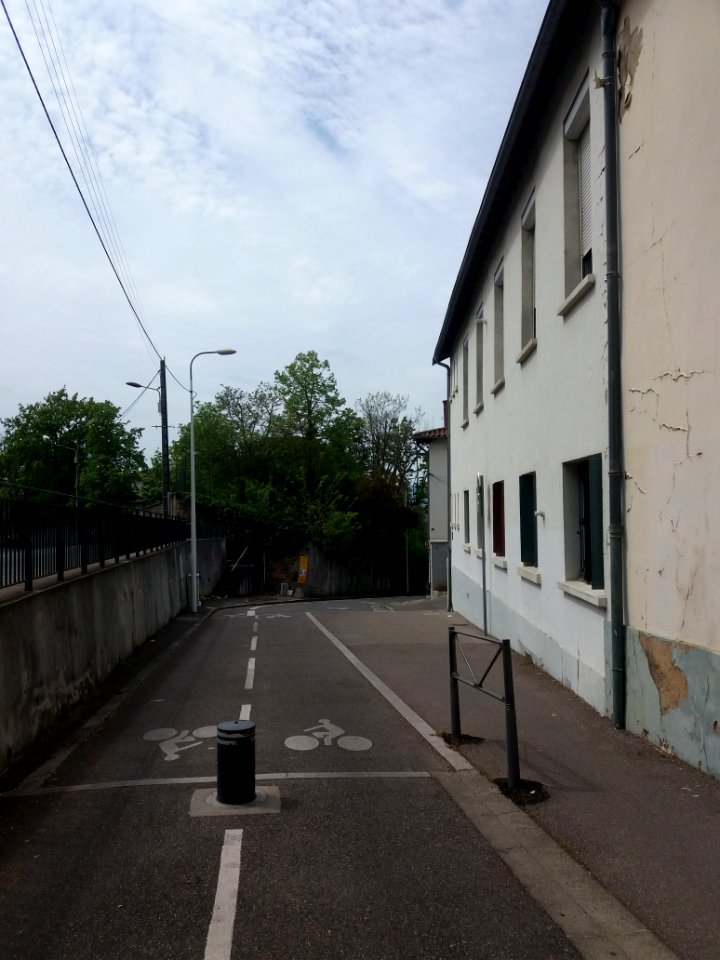 Lyon 5e - Rue Nicolas Sicard - Depuis la rue Joliot-Curie