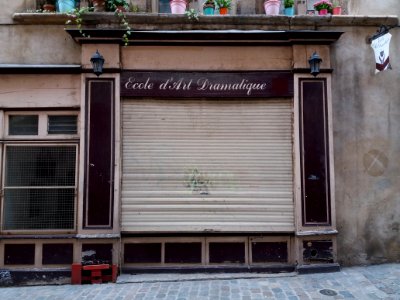 Lyon 5e - Rue Juiverie - École d'art dramatique au numéro 8