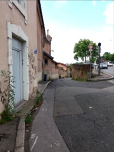 Lyon 5e - Rue des Trois Artichauts, depuis la montée de Choulans