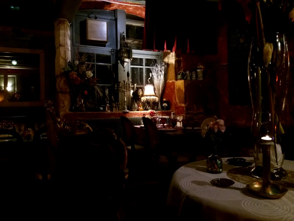 Lyon 5e - Rue du Bœuf - Restaurant La Nef du Fou - Salle du bas 03