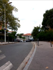 Lyon 5e - Rue des Fossés de Trion, depuis la rue Commandant Charcot
