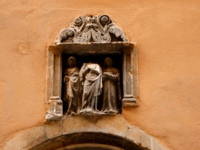 Lyon 5e - Rue des Trois Maries - Statues des Trois Marie