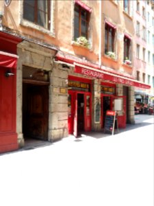 Lyon 5e - Rue Lainerie, restaurant Les Fines Gueules
