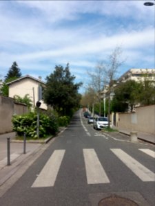 Lyon 5e - Rue Maurice Jacob - Depuis la rue Joliot-Curie